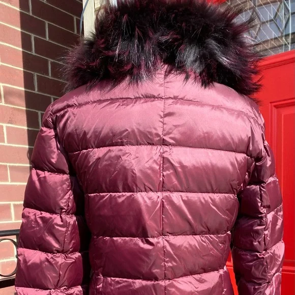 Basler Jackets Coats Basler Down Coat Burgundy Poshmark
